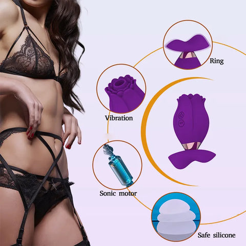 Rose Vibration Stimulator for Women