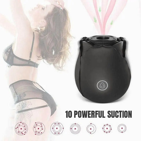 Black Rose Toy - 10 Sucking Modes