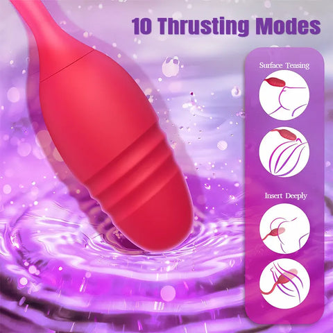 Retractable Double Head G-Spot Clitoral Stimulator