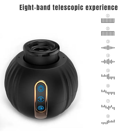 Retractable Suction Male Pumpkin Masturbator Cup
