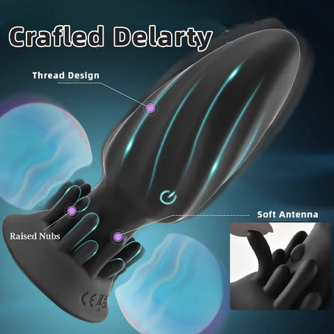 Rotating Vibrating Tentacle Anal Plug
