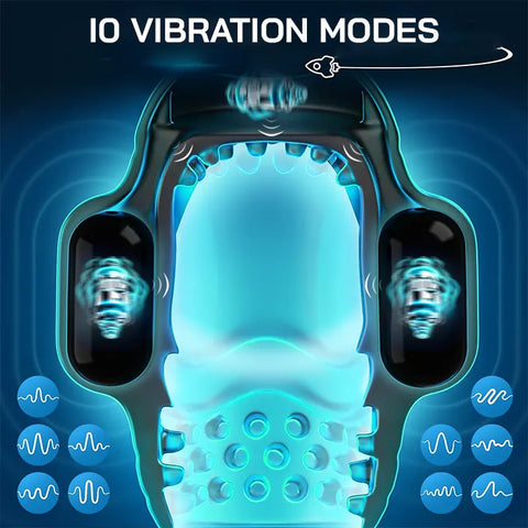 Smart App-Controlled Penis Vibrator
