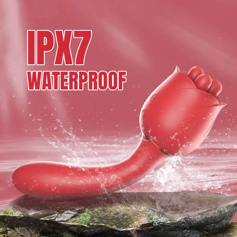 Rose Wand Vibrator for Women - IPX7