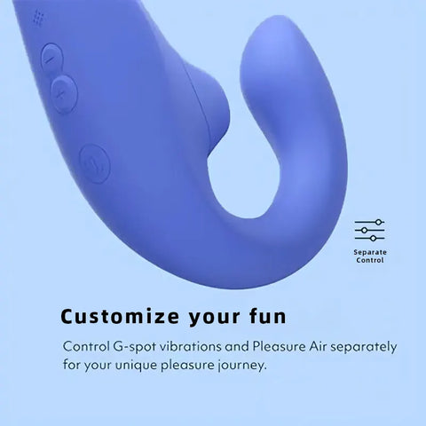 Blue U-Shaped Mini Vibrator