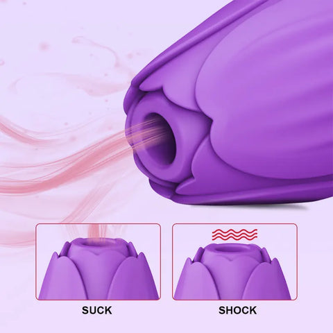 Blooming Rose Sucking Vibrator
