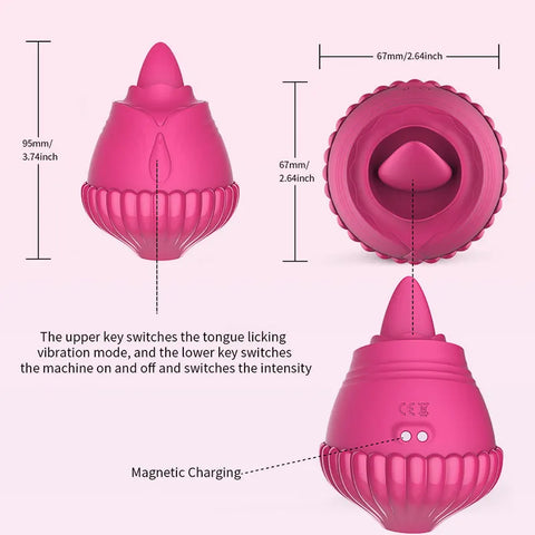 Rose Tongue Clit Stimulator