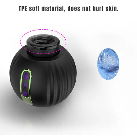 Retractable Suction Male Pumpkin Masturbator Cup