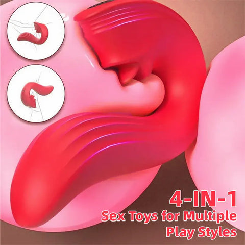 Remote Tongue Vibrator for Women
