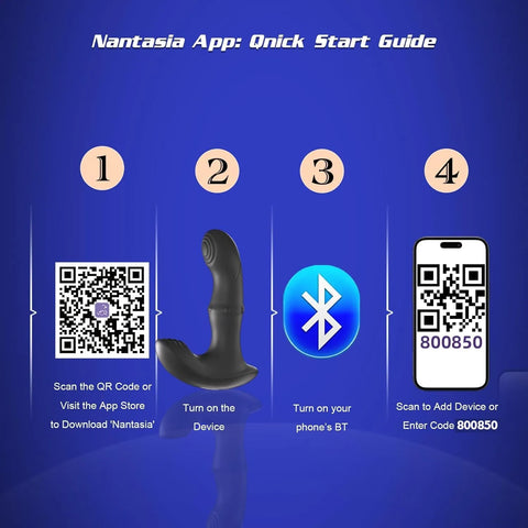Wiggling Prostate Vibrator with Slide Ring
