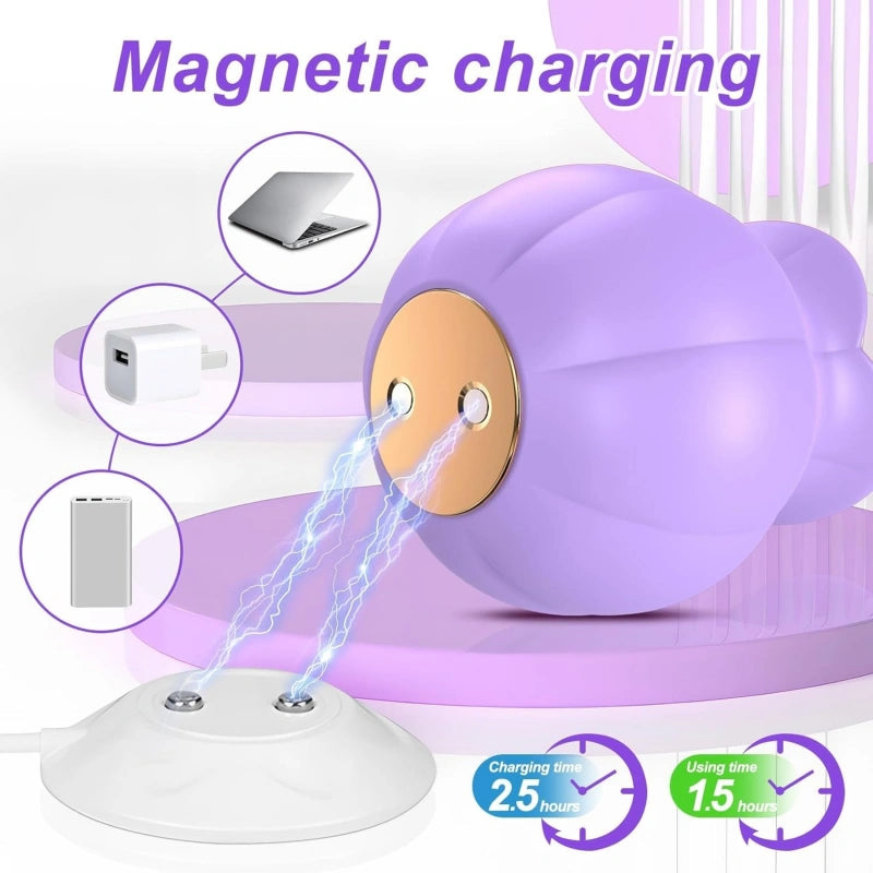 Rose Tongue Vibrator with 10 Modes, Travel-Size & Waterproof Design
