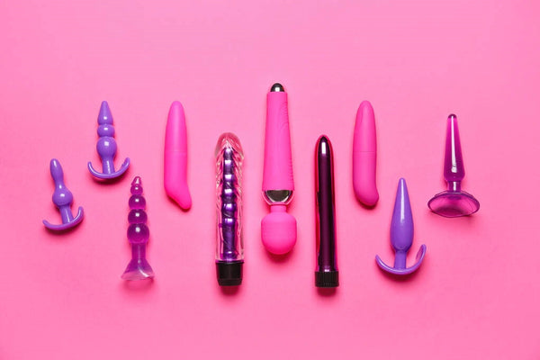 beautiful pink and purple sex toys